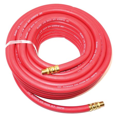 POWERWELD Air Hose Assembly, 3/8" x 25' PW38A25R
